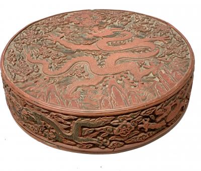 Chinese lacquered box sold for 63000