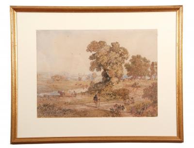 John Joseph Cotman Landscape at Whitlingham estimate 400 600