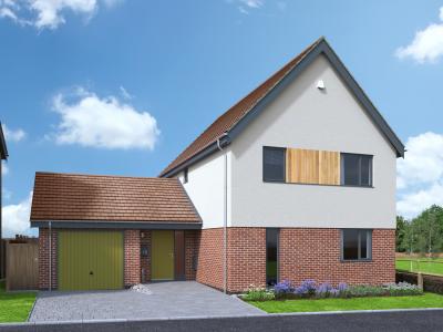 Plot 14 a three bedroom detached house one of those being released